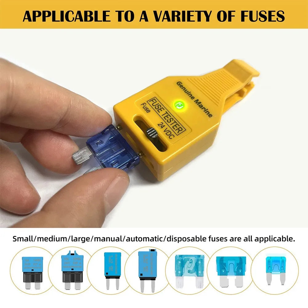 Car Multi-Functional Fuse Checker & Puller – 2-in-1 Fuse Tester Removal Tool
