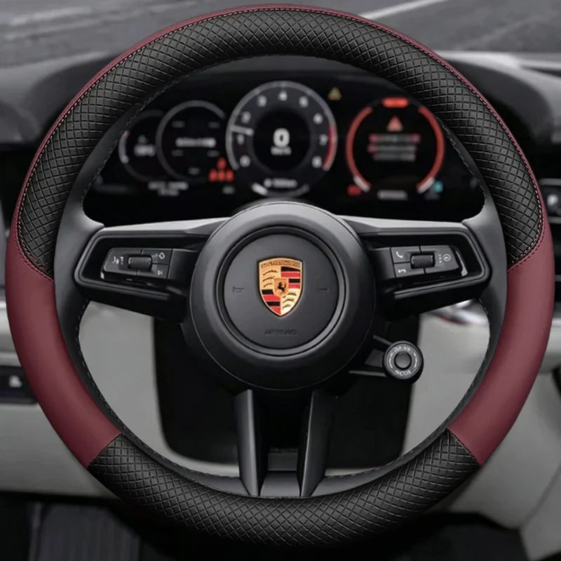Porsche 8D Nappa Perforated Steering Wheel Cover
