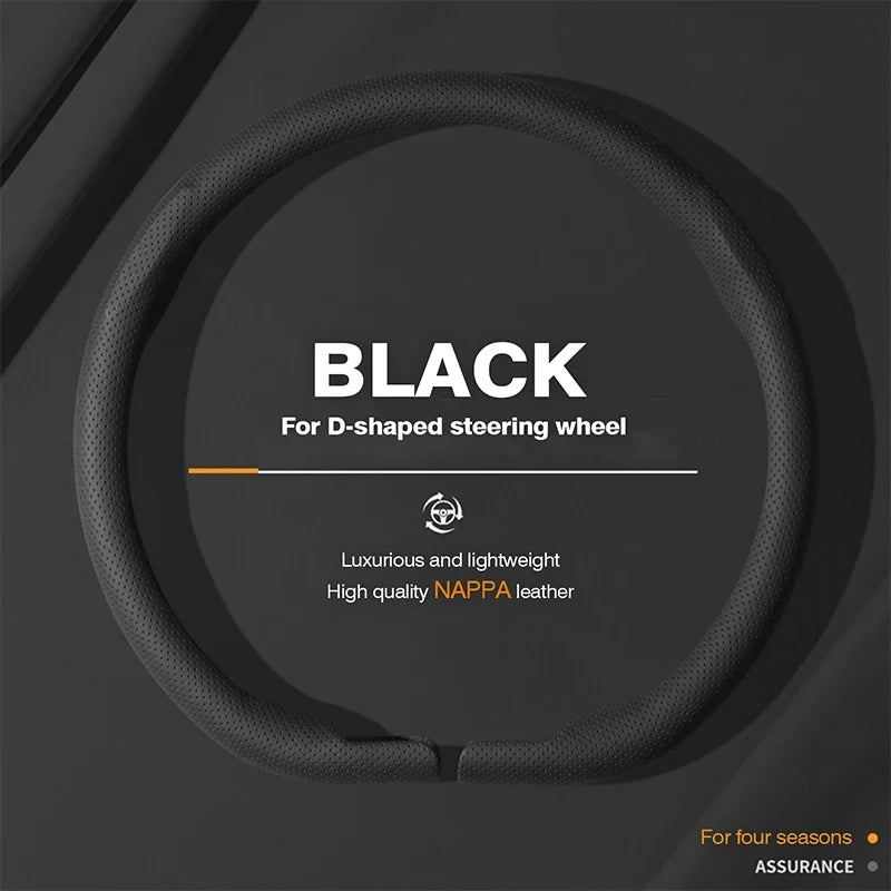 Genesis Nappa Leather Steering Wheel Cover