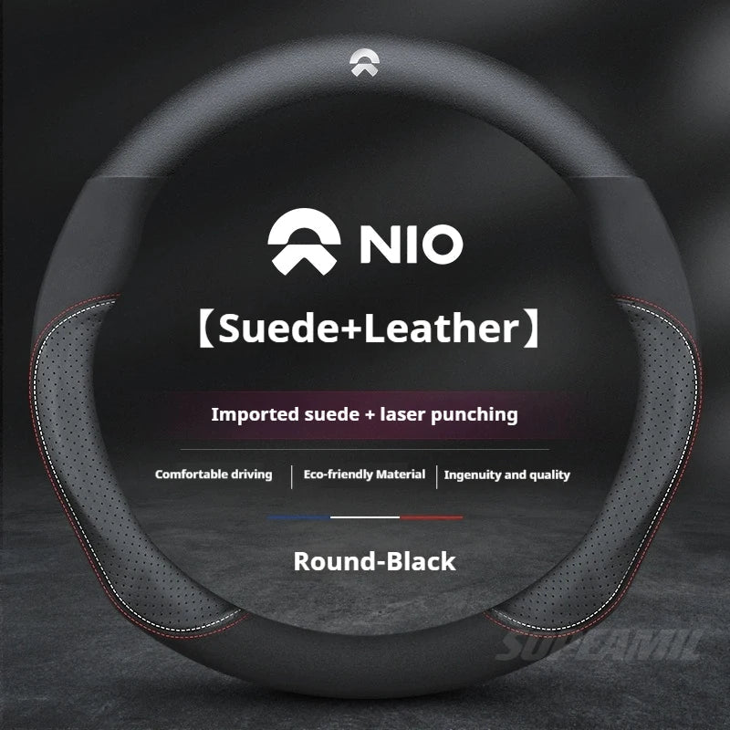 NIO Microfibre Suede Steering Wheel Cover