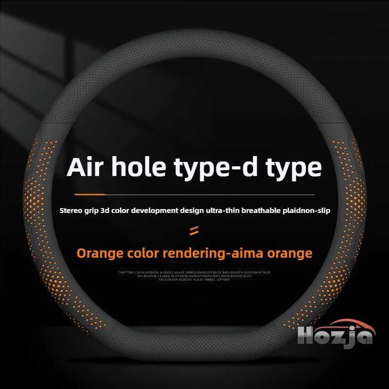 Leather Steering Wheel Cover for GAC EMZOOM GS3 GN8 GS8 GA8
