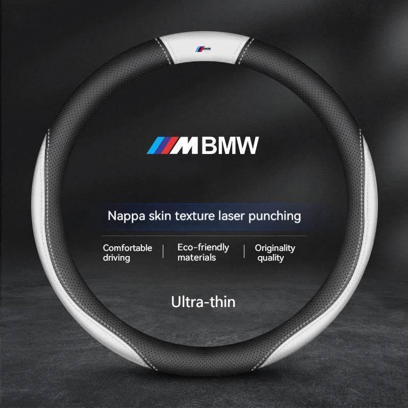 BMW Suede Leather Steering Wheel Cover