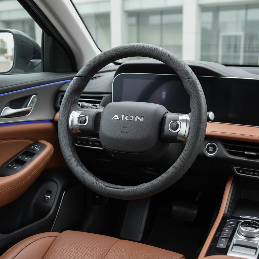 GAC AION Perforated Nappa Steering Wheel Cover
