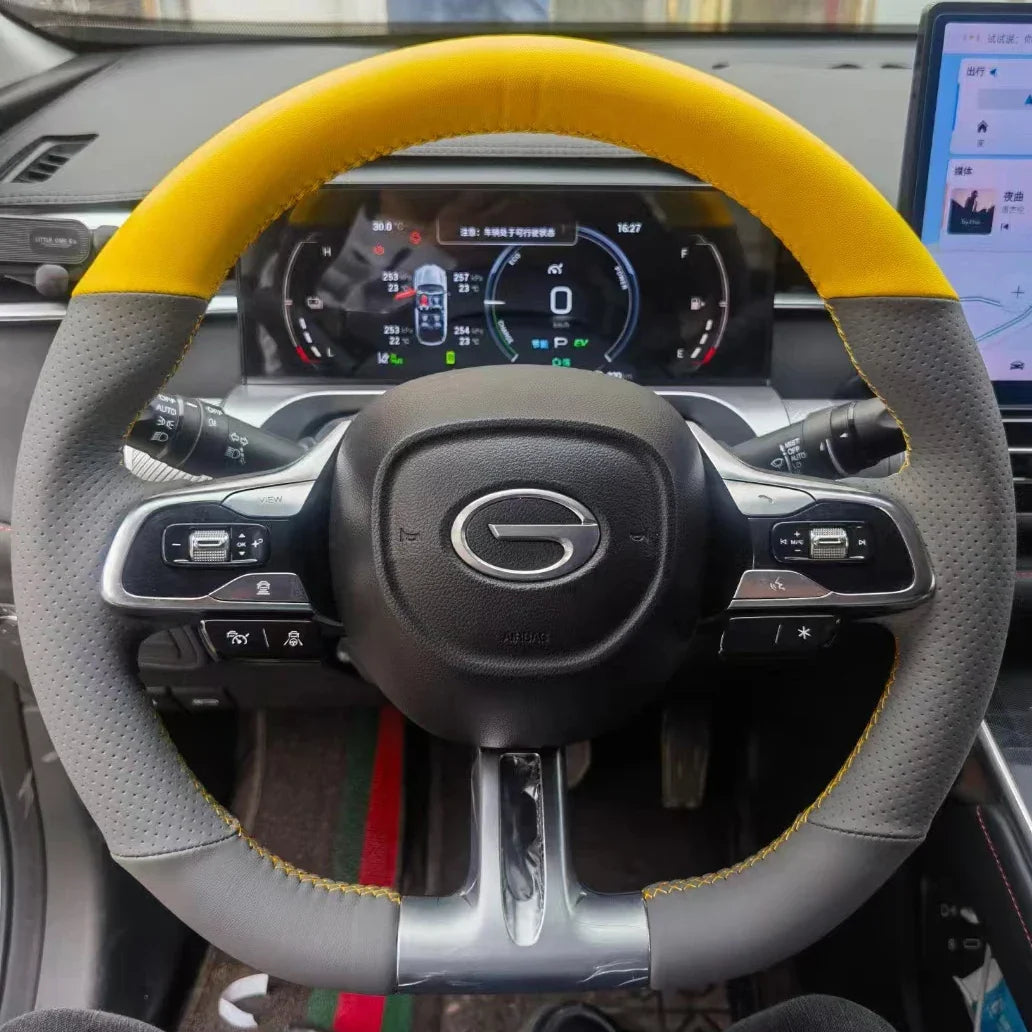 GAC Trumpchi Empow Orange Suede Steering Wheel Cover 2021-2024