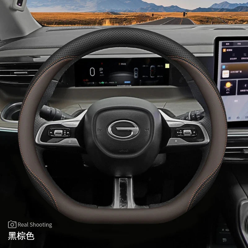 GAC Leather Steering Wheel Cover