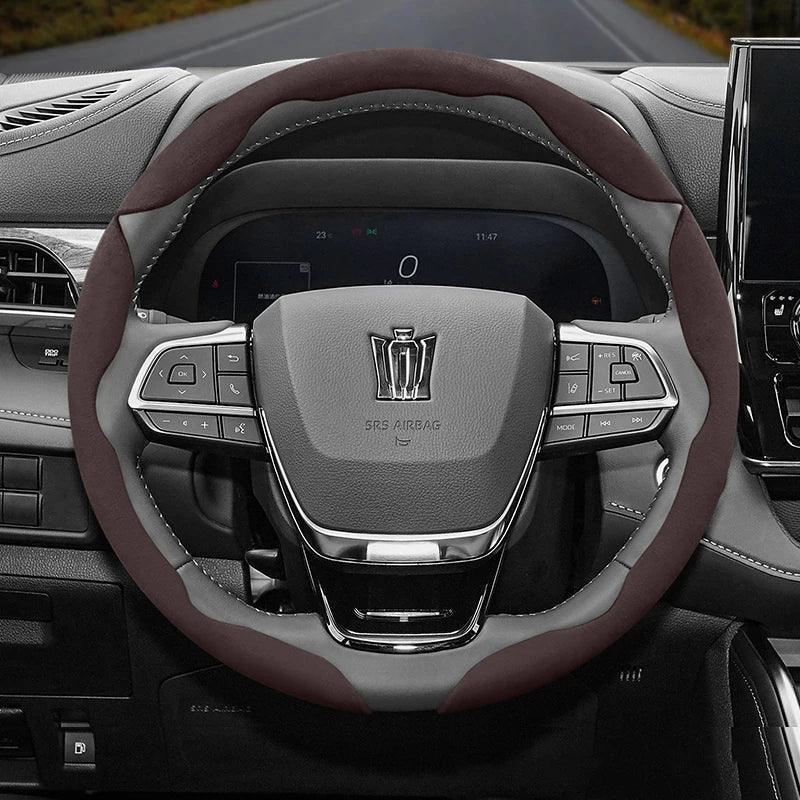 Toyota Crown Suede Steering Wheel Cover
