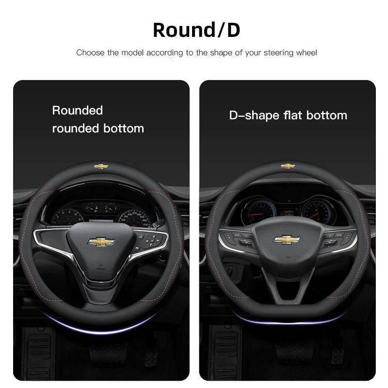 Chevrolet Leather Steering Wheel Cover