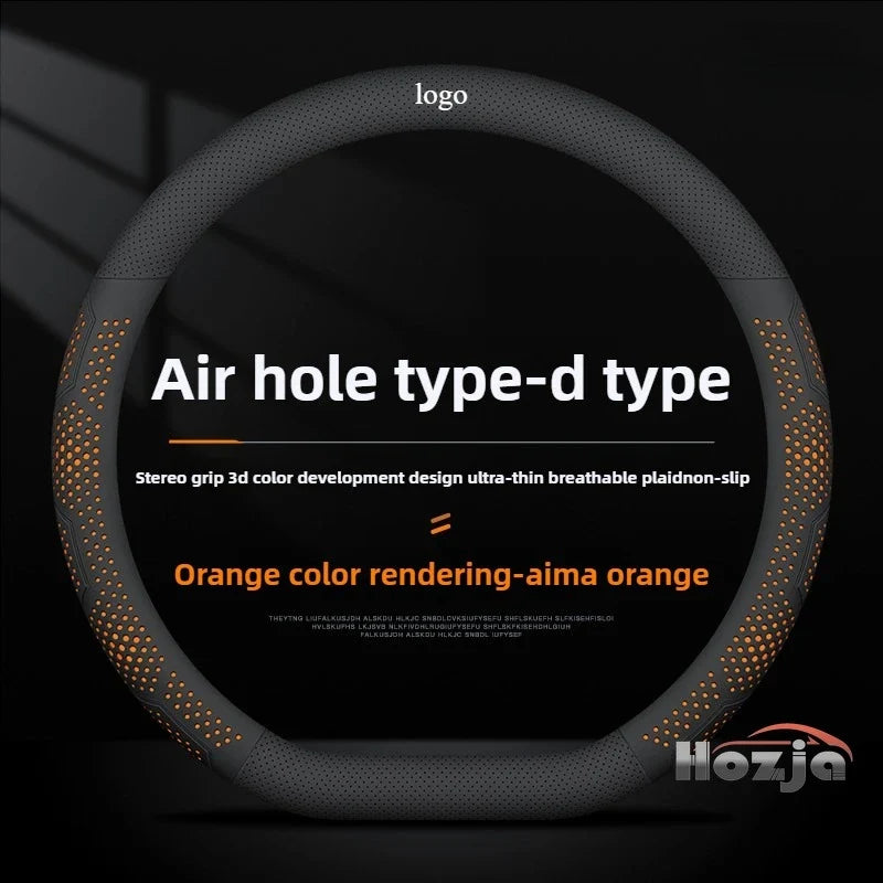 Leather Steering Wheel Cover for GAC EMZOOM GS3 GN8 GS8 GA8