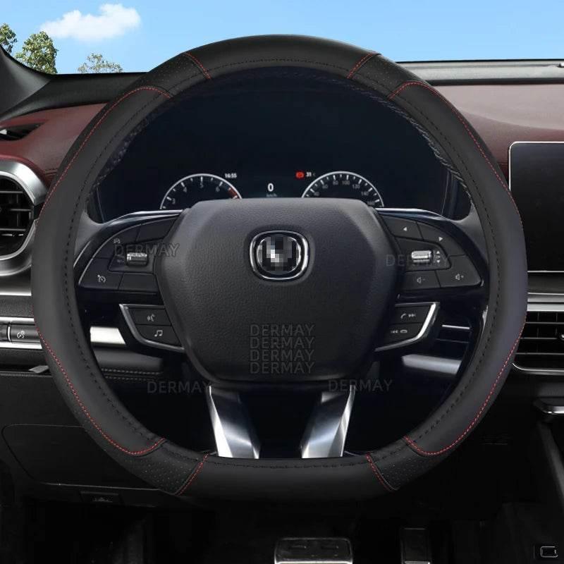 Changan Sports Microfiber Leather Steering Wheel Cover