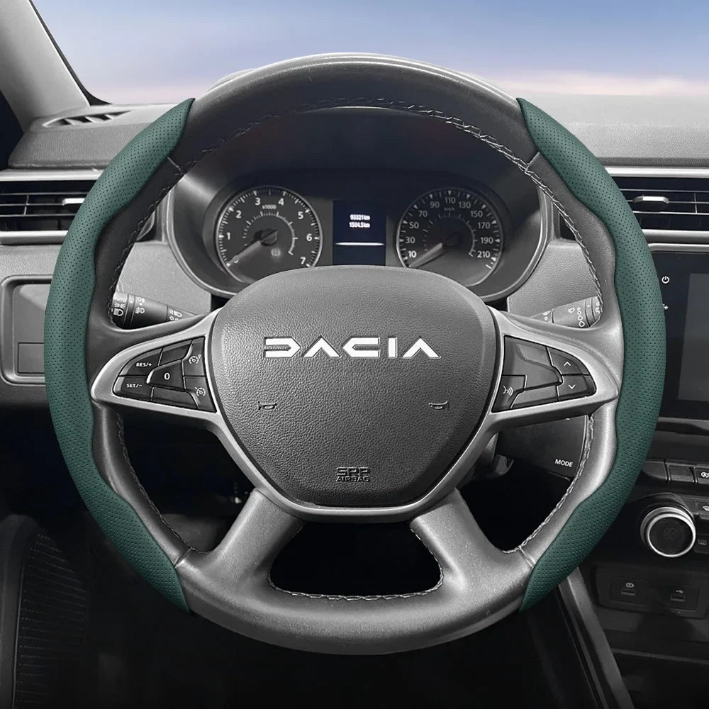 Dacia Breathable Leather Steering Wheel Cover