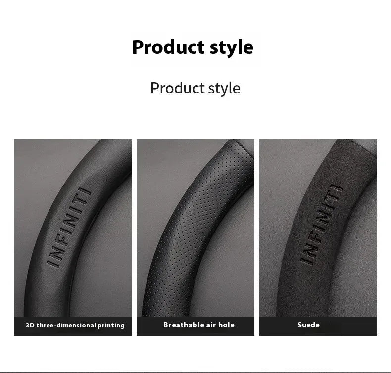 Infiniti Carbon Fiber Leather Steering Wheel Cover