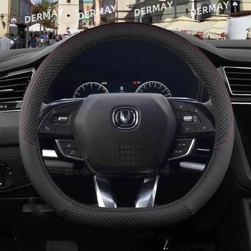 Changan Sports Microfiber Leather Steering Wheel Cover