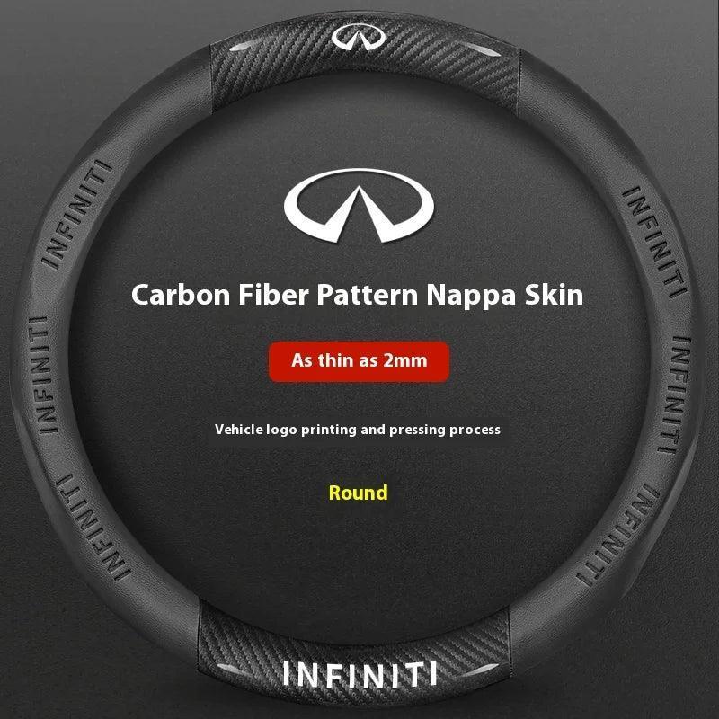 Infiniti Carbon Fiber Leather Steering Wheel Cover
