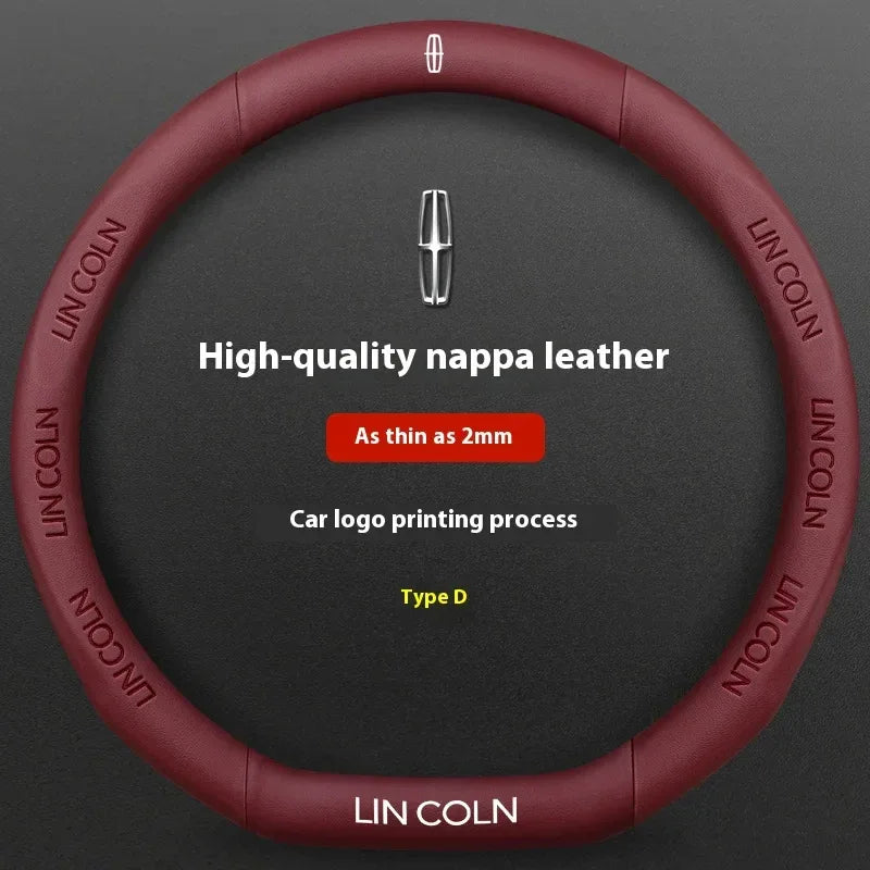 Lincoln Leather Steering Wheel Cover