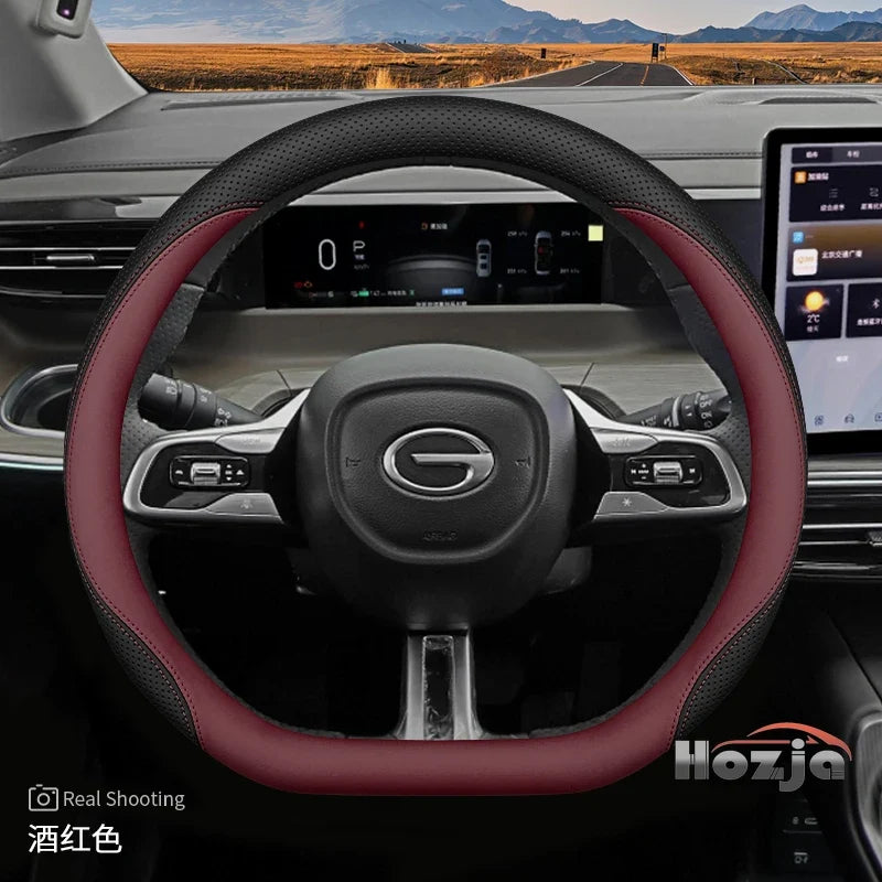 GAC Leather Steering Wheel Cover