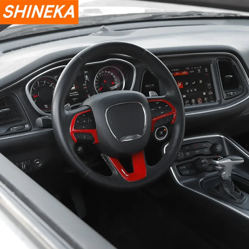 Dodge Carbon Fibre Steering Wheel Trim