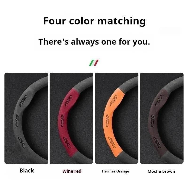 Ford Suede Steering Wheel Cover