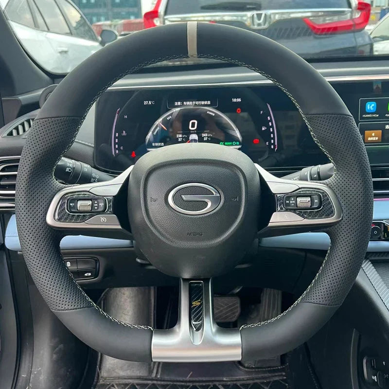 GAC Trumpchi Empow Orange Suede Steering Wheel Cover 2021-2024