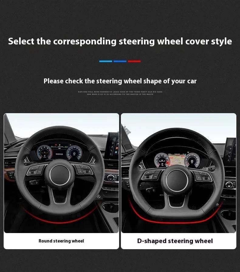 Mercedes Suede Leather Steering Wheel Cover