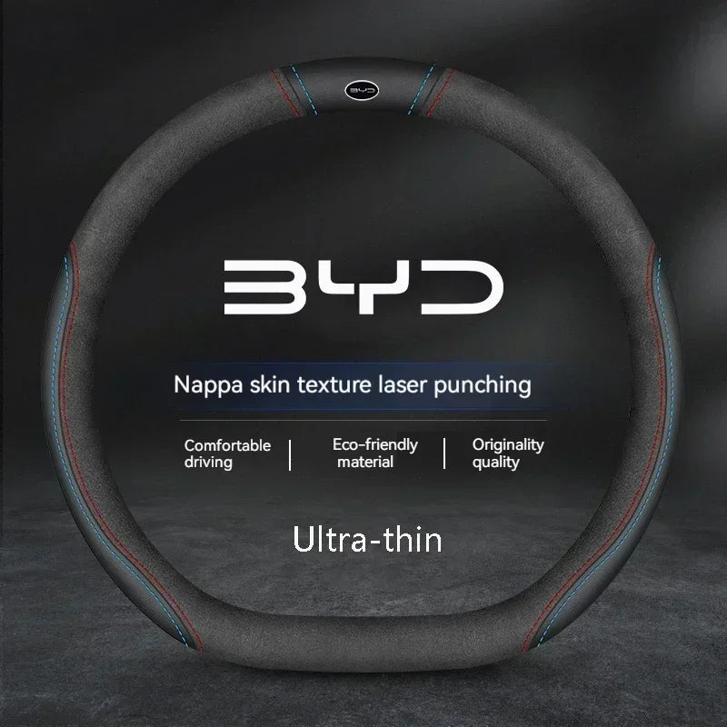 BYD Suede Anti-Slip Steering Wheel Cover