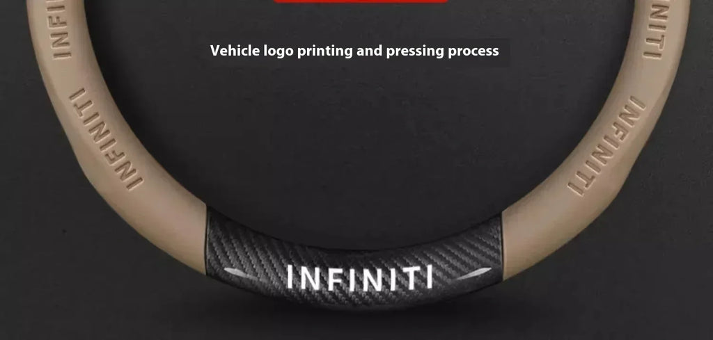 Infiniti Carbon Fiber Leather Steering Wheel Cover