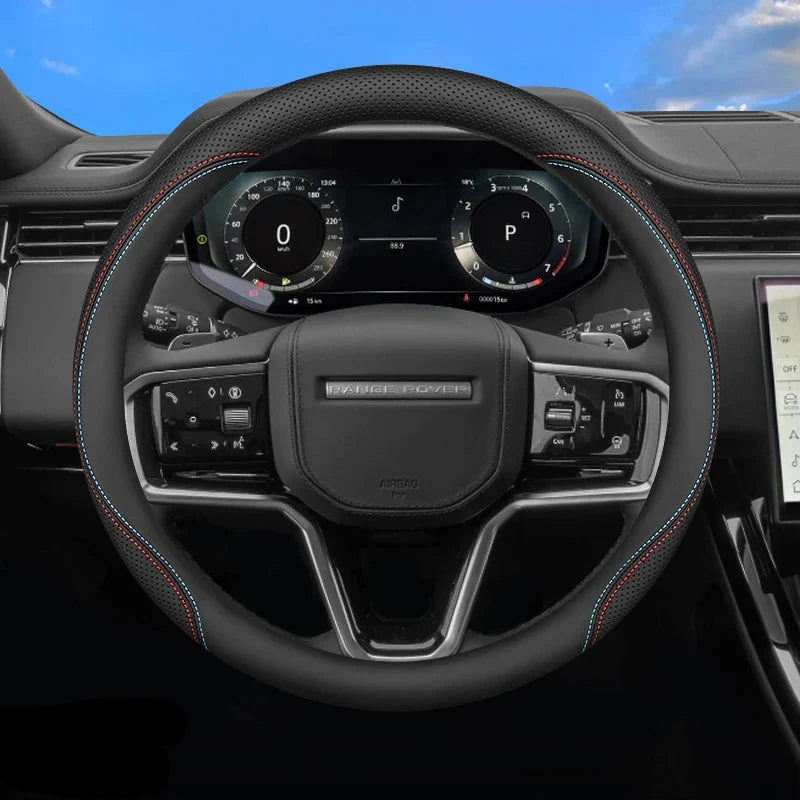 Land Rover Leather Breathable Steering Wheel Cover