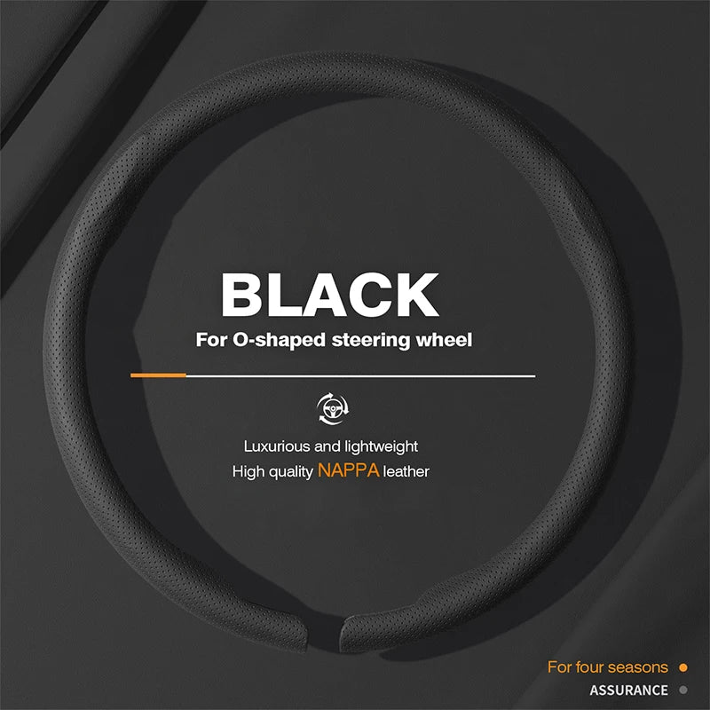 Genesis Nappa Leather Steering Wheel Cover