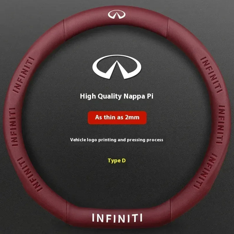 Infiniti Carbon Fiber Leather Steering Wheel Cover