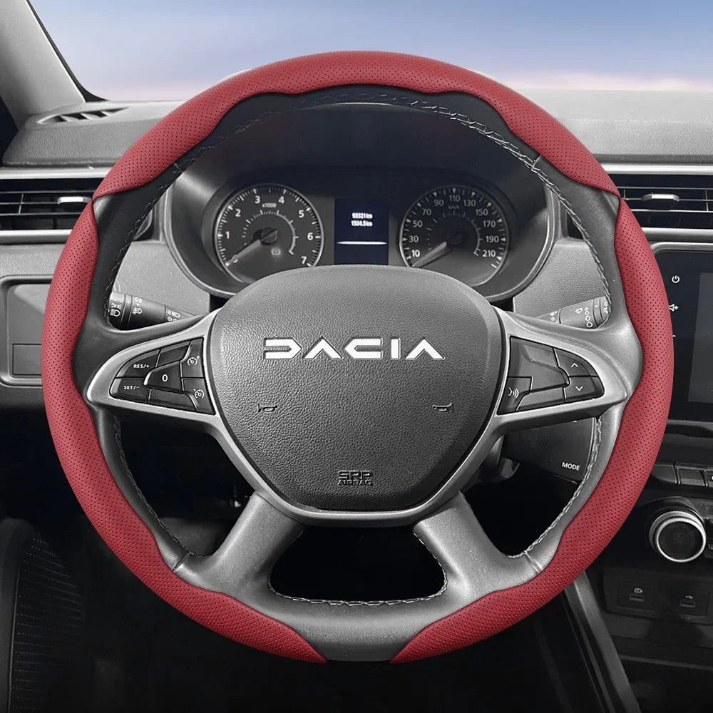 Dacia Breathable Leather Steering Wheel Cover