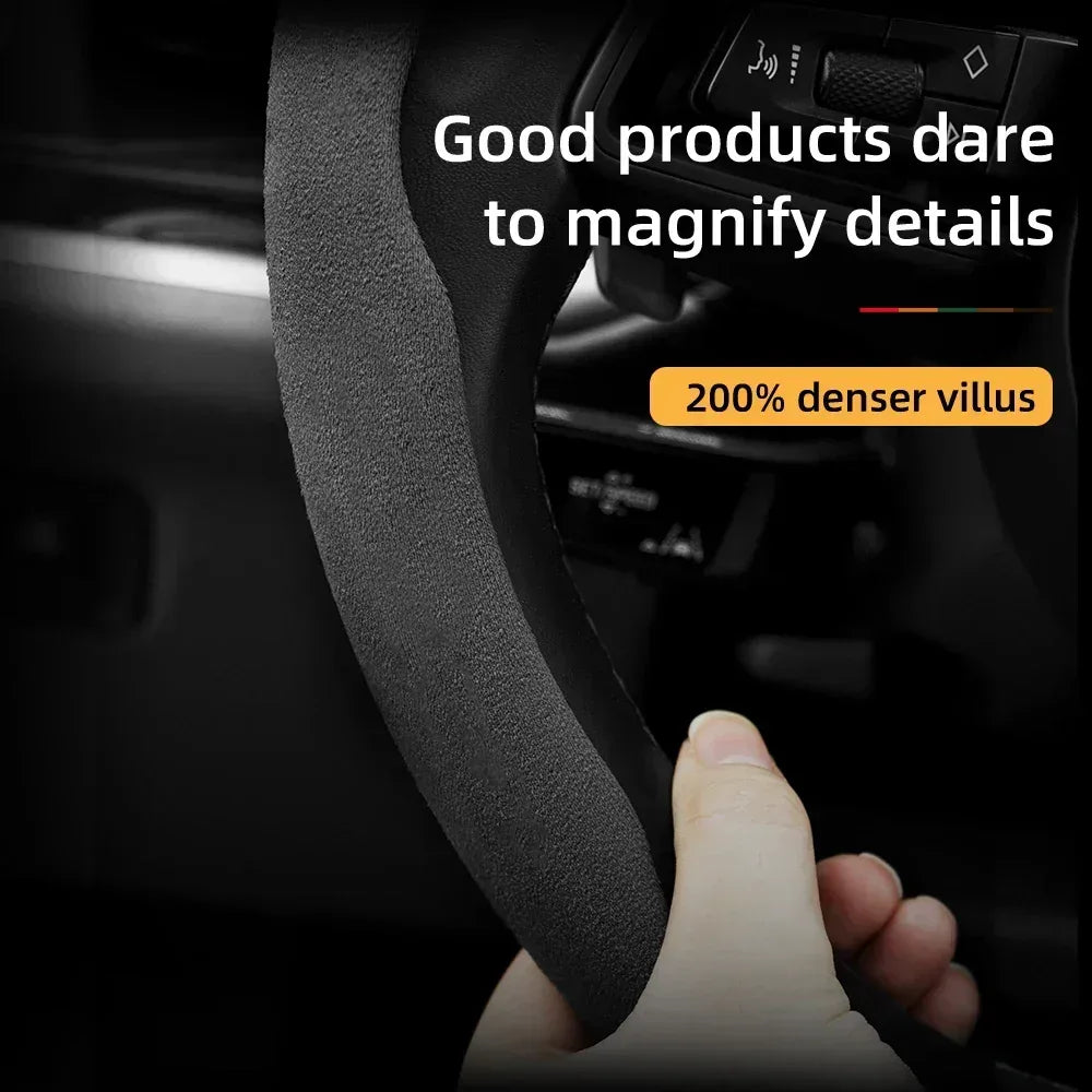 Toyota Crown Suede Steering Wheel Cover