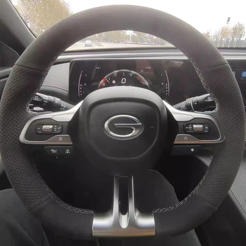 GAC Trumpchi Empow Orange Suede Steering Wheel Cover 2021-2024