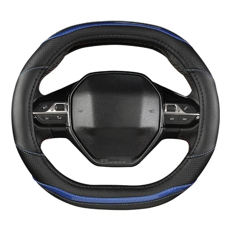 Peugeot Carbon Fiber + PU Leather Steering Wheel Cover