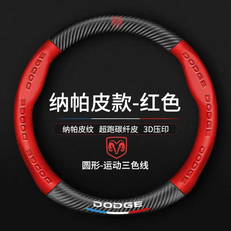 Dodge and RAM Leather Steering Wheel Cover