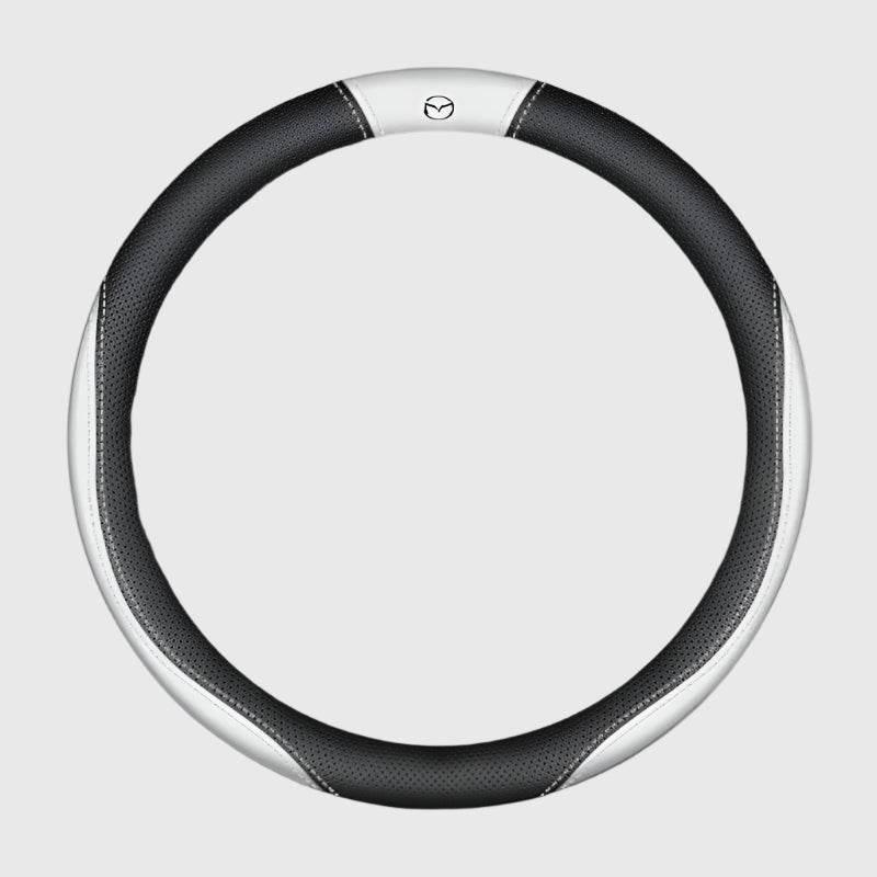 Mazda Suede Leather Car Steering Wheel Cover