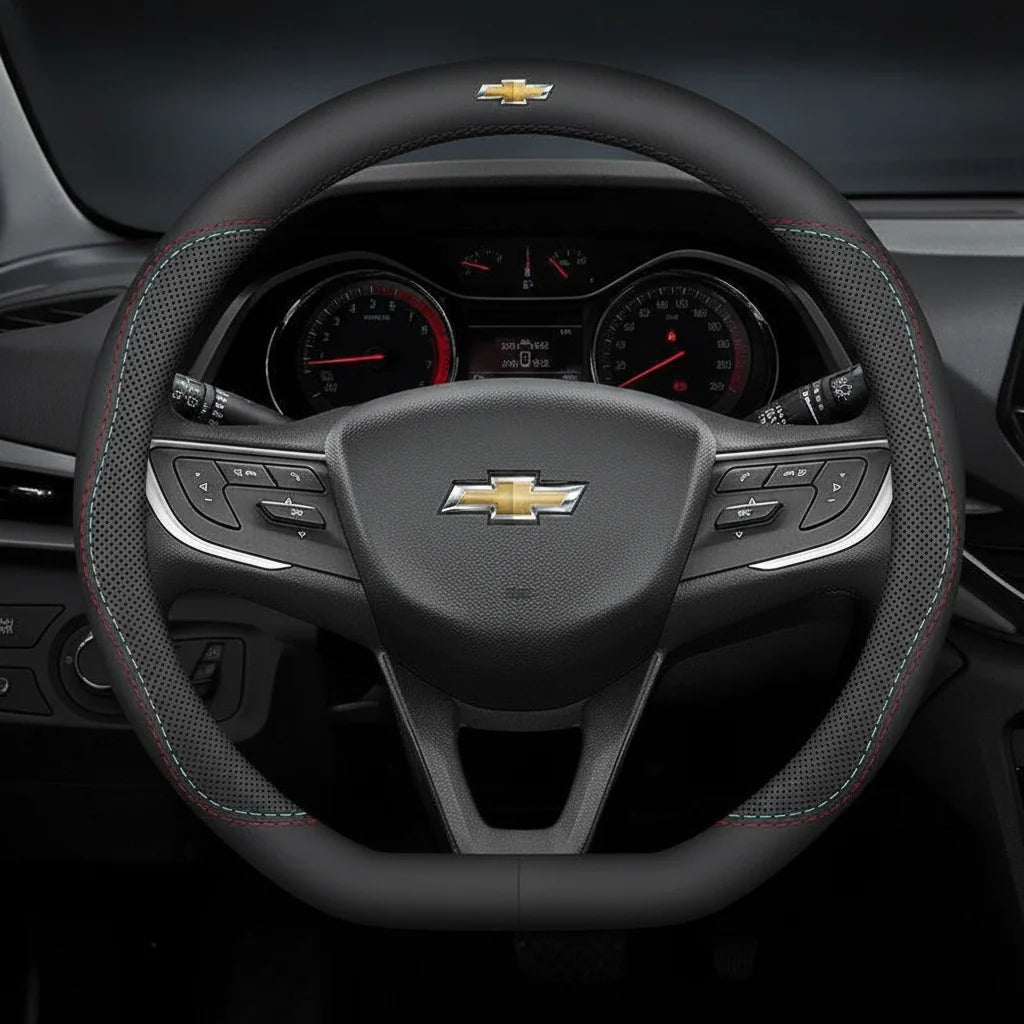 Chevrolet Leather Steering Wheel Cover