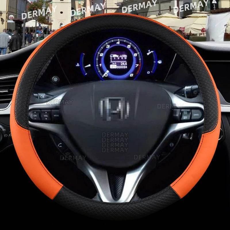Honda Civic Leather Steering Wheel Cover