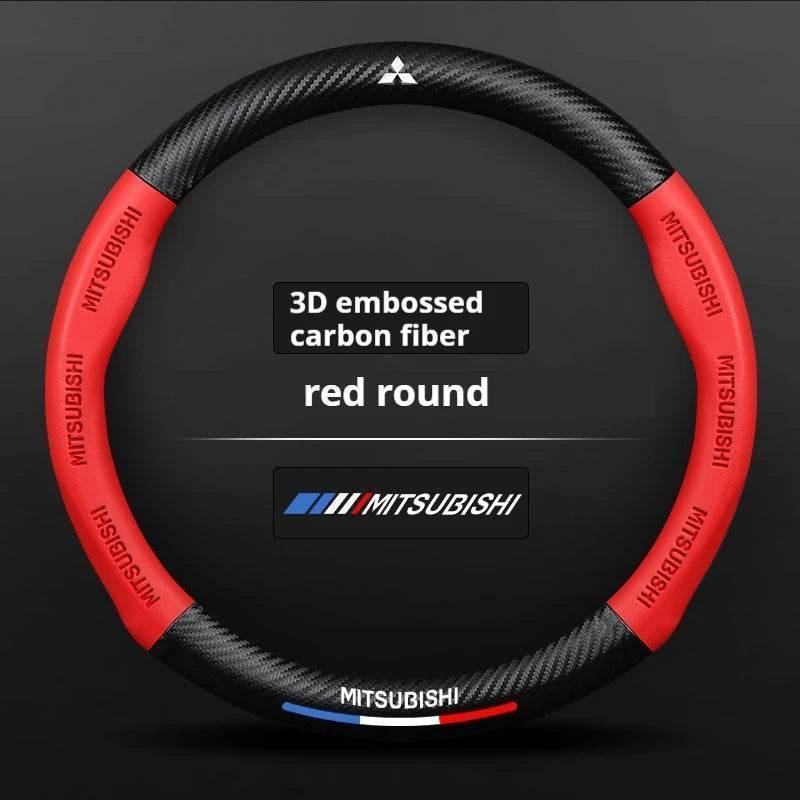 Mitsubishi Carbon Fiber Steering Wheel Cover