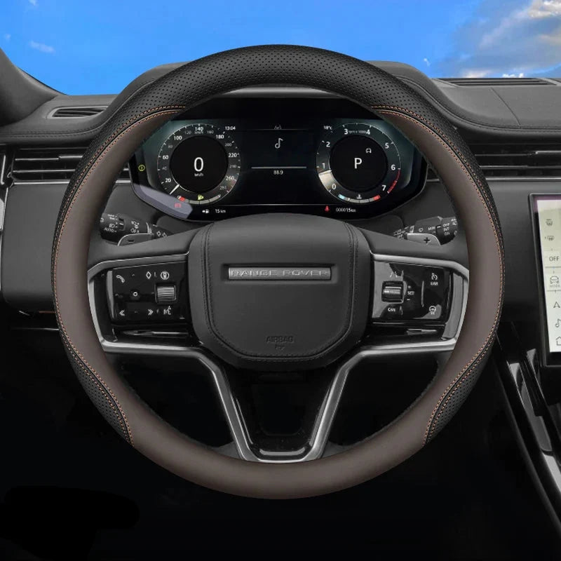 Land Rover Leather Breathable Steering Wheel Cover