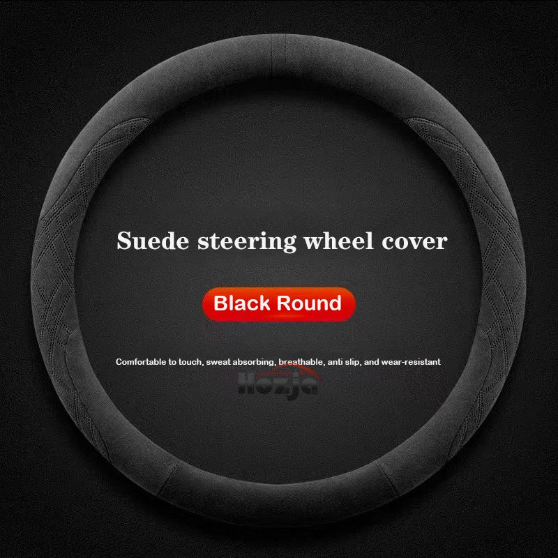Genesis Suede Steering Wheel Cover