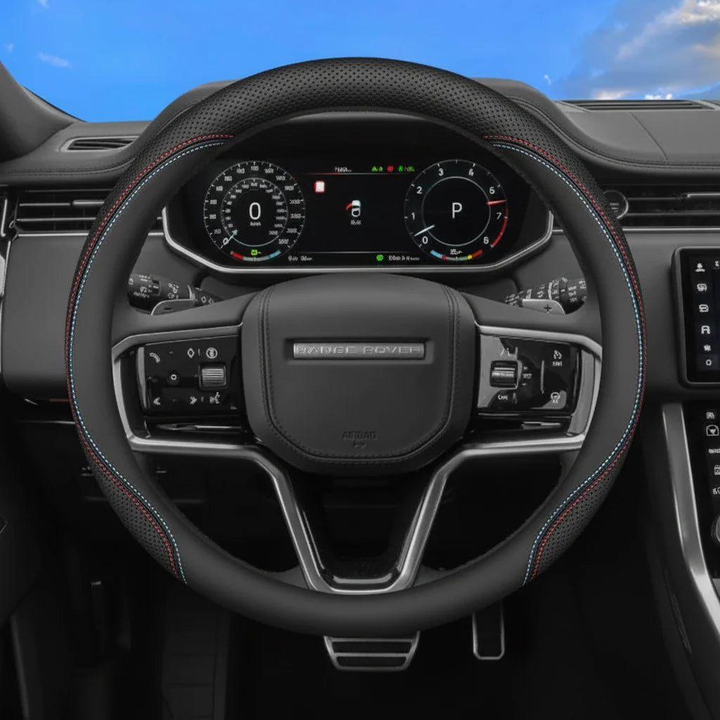 Land Rover Leather Breathable Steering Wheel Cover