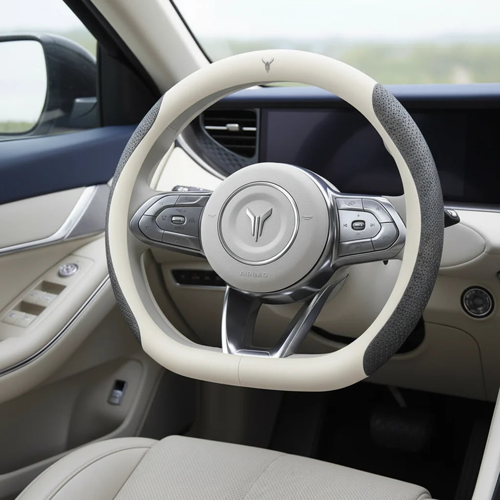 VOYAH Carbon Fibre Leather Steering Wheel Cover