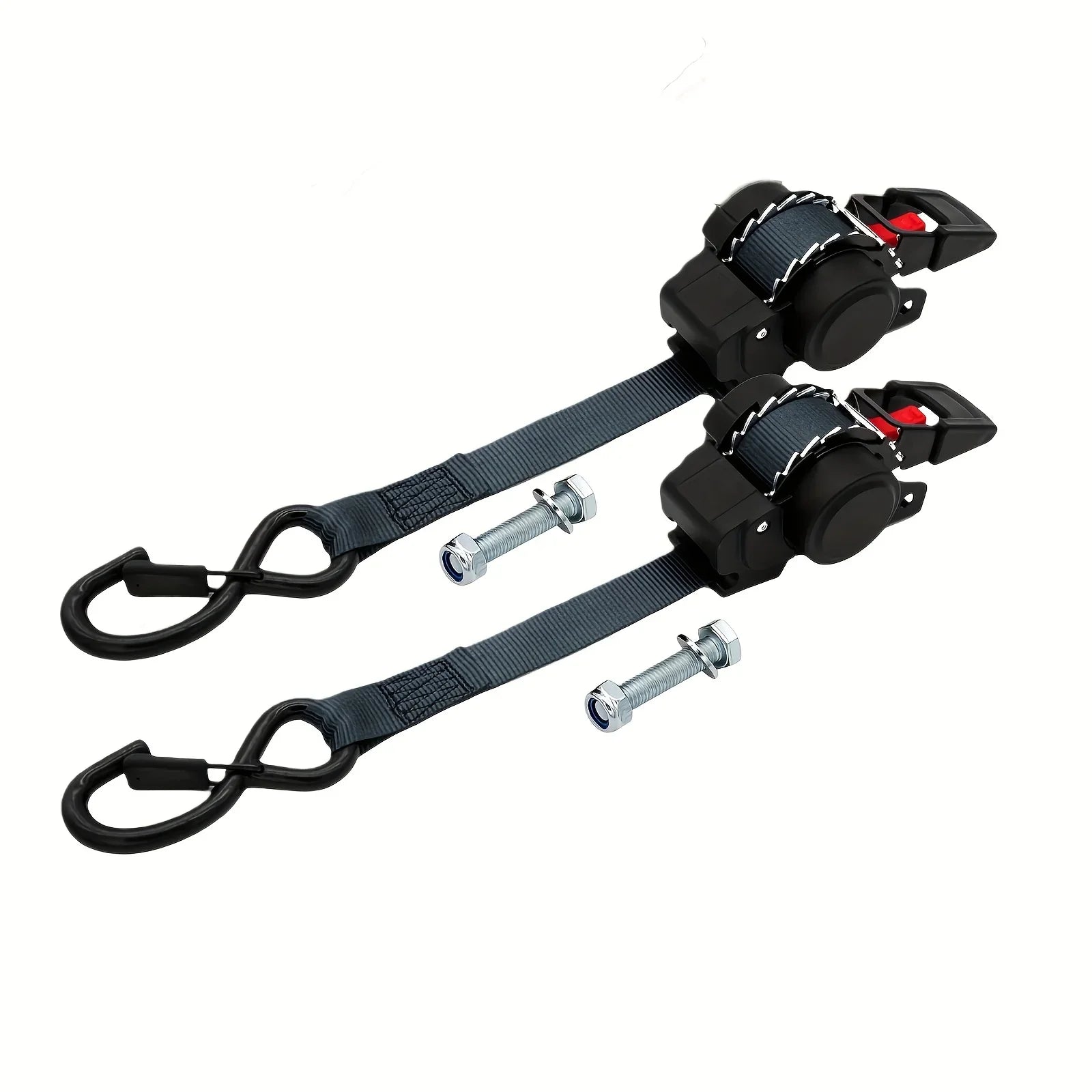 Automatic Retractable Ratchet Tie-Down Strap – Self-Tensioning Cargo & Luggage Securing Belt