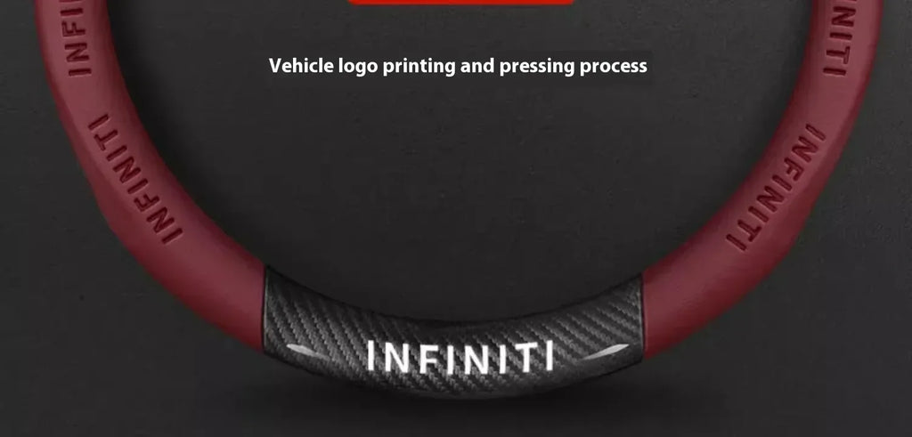 Infiniti Carbon Fiber Leather Steering Wheel Cover