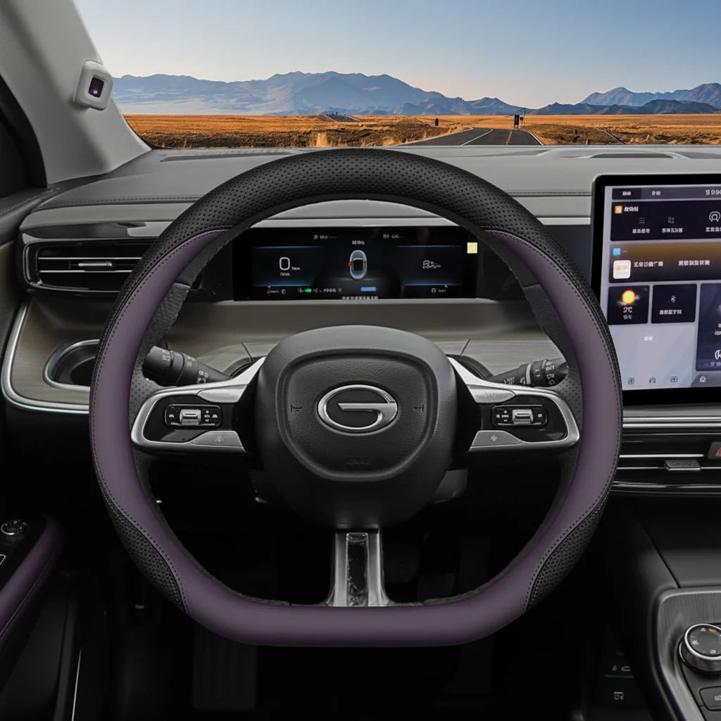 GAC Leather Steering Wheel Cover