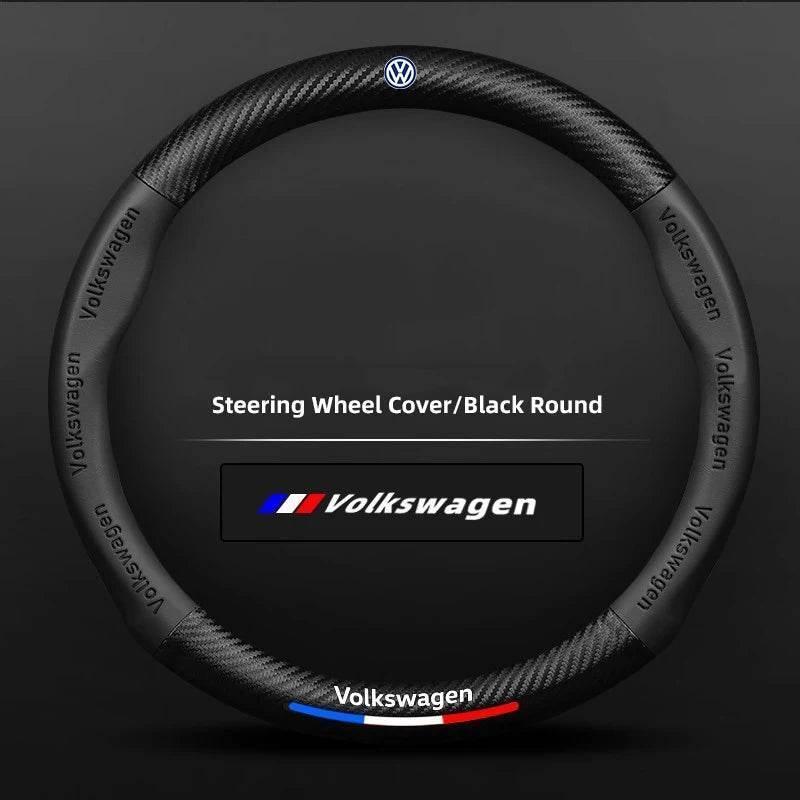 Volkswagen Carbon Fiber Steering Wheel Cover