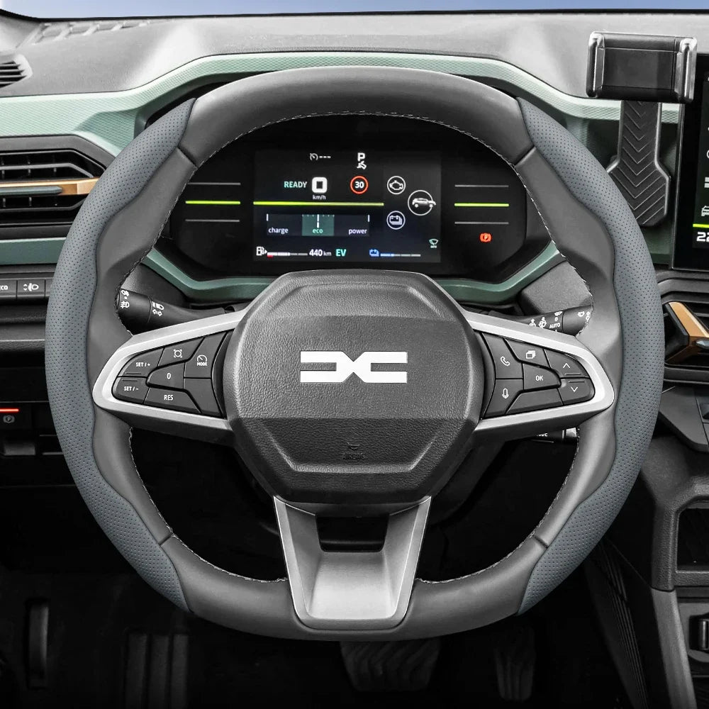 Dacia Breathable Leather Steering Wheel Cover