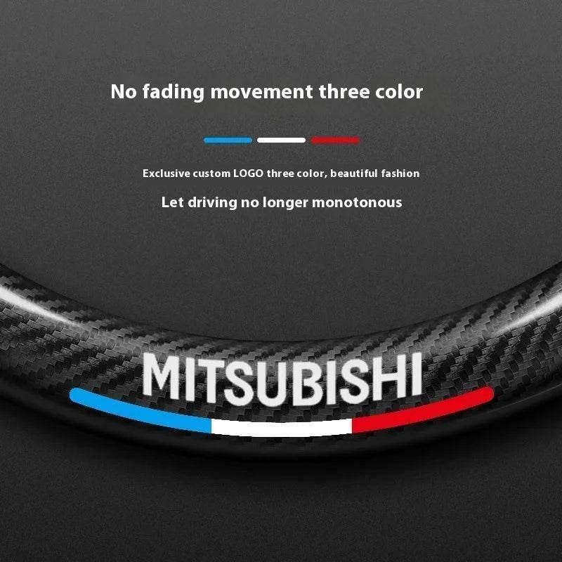 Mitsubishi Carbon Fiber Steering Wheel Cover