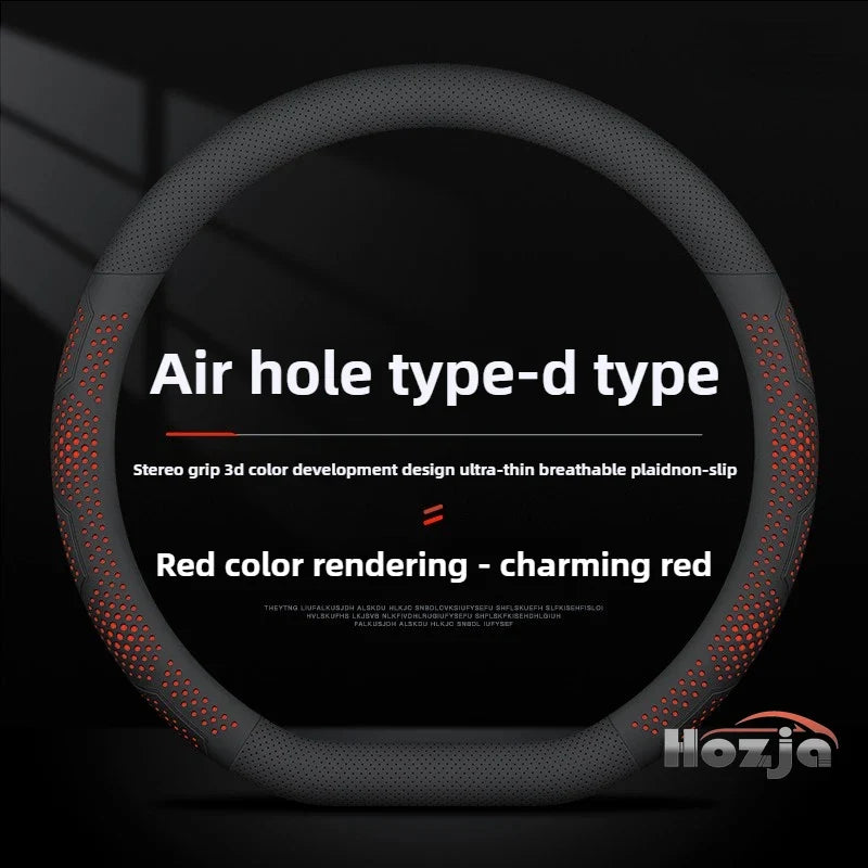 Leather Steering Wheel Cover for GAC EMZOOM GS3 GN8 GS8 GA8