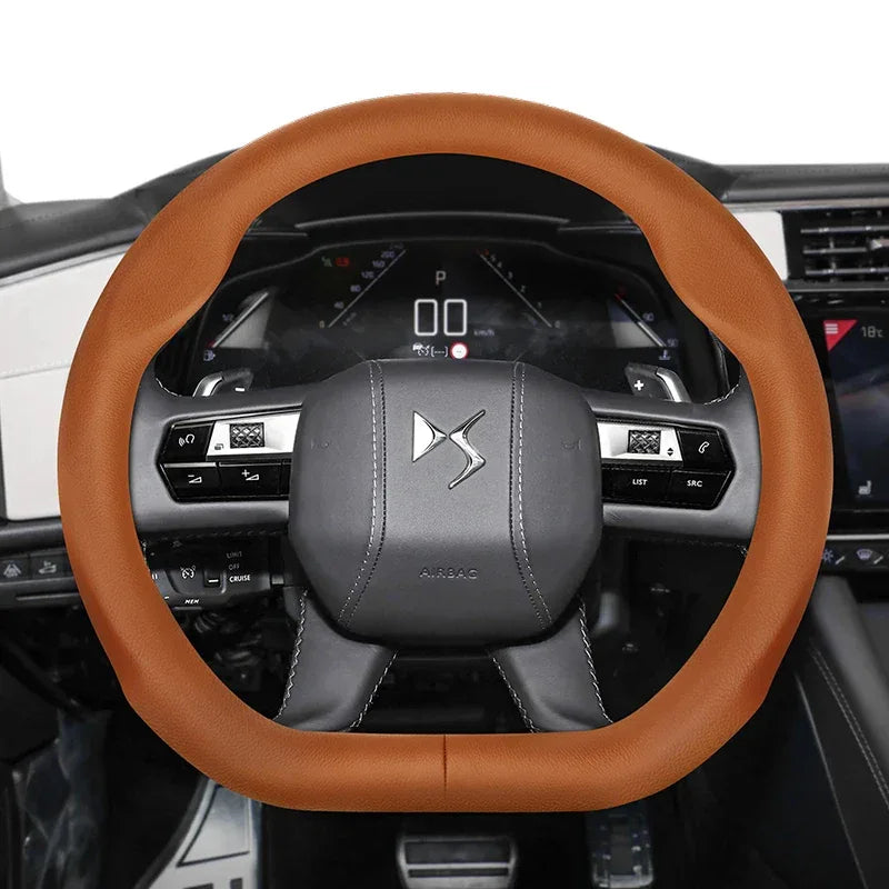 DS Déesse Ultra-Thin Microfiber Leather Steering Wheel Cover