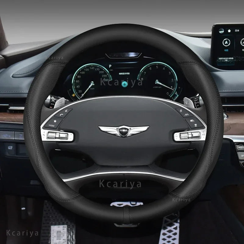 Genesis Leather Steering Wheel Cover
